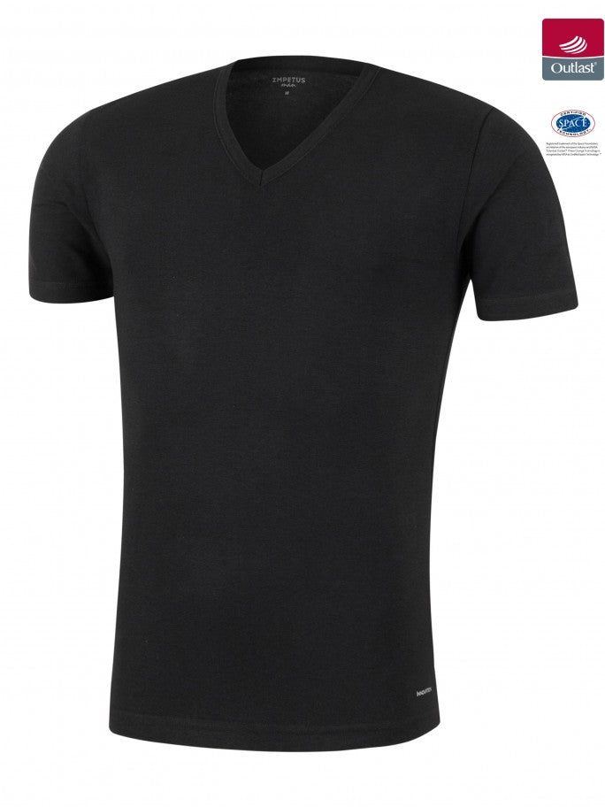 Camiseta de hombre termorreguladora de cuello en pico y manga corta INNOVATION de Impetus 1351898
