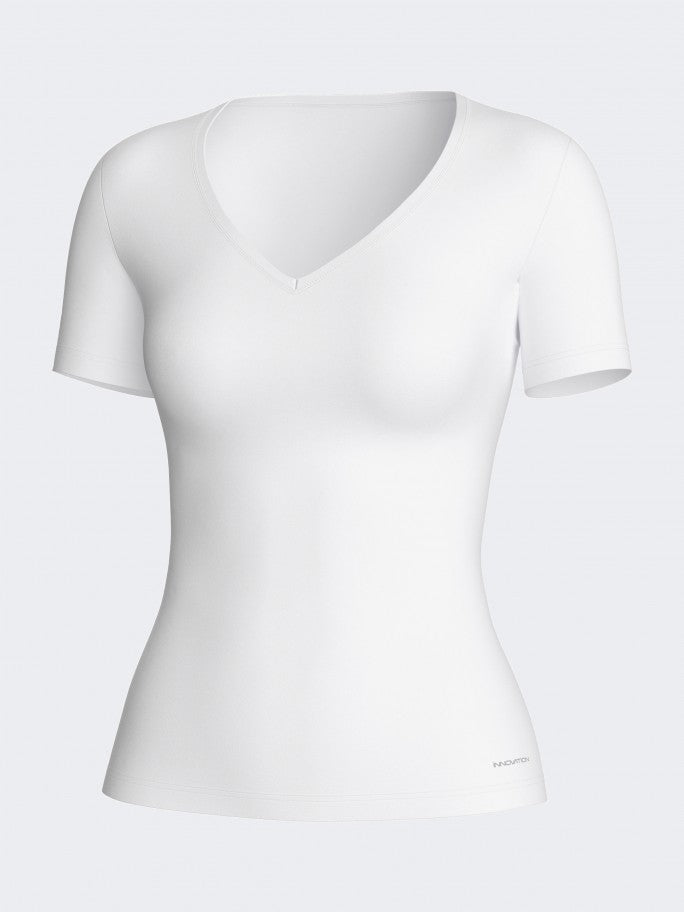 Camiseta de mujer termorreguladora de cuello en pico y manga corta INNOVATION de Impetus 8351898