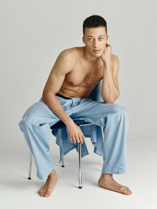 Pijama de hombre abierto de algodón sin puños de Impetus 1563309