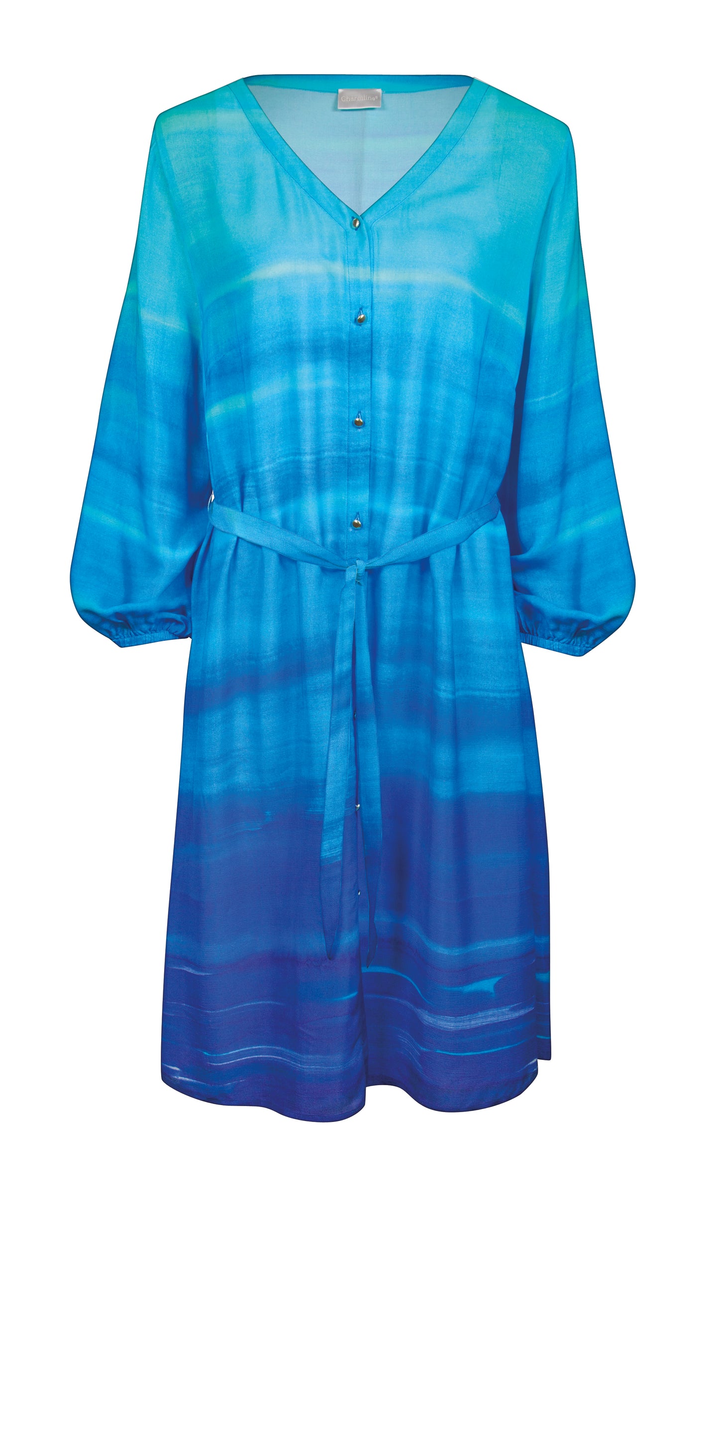 Vestido tipo túnica con estampado marítimo de Charmline C3569_646_473