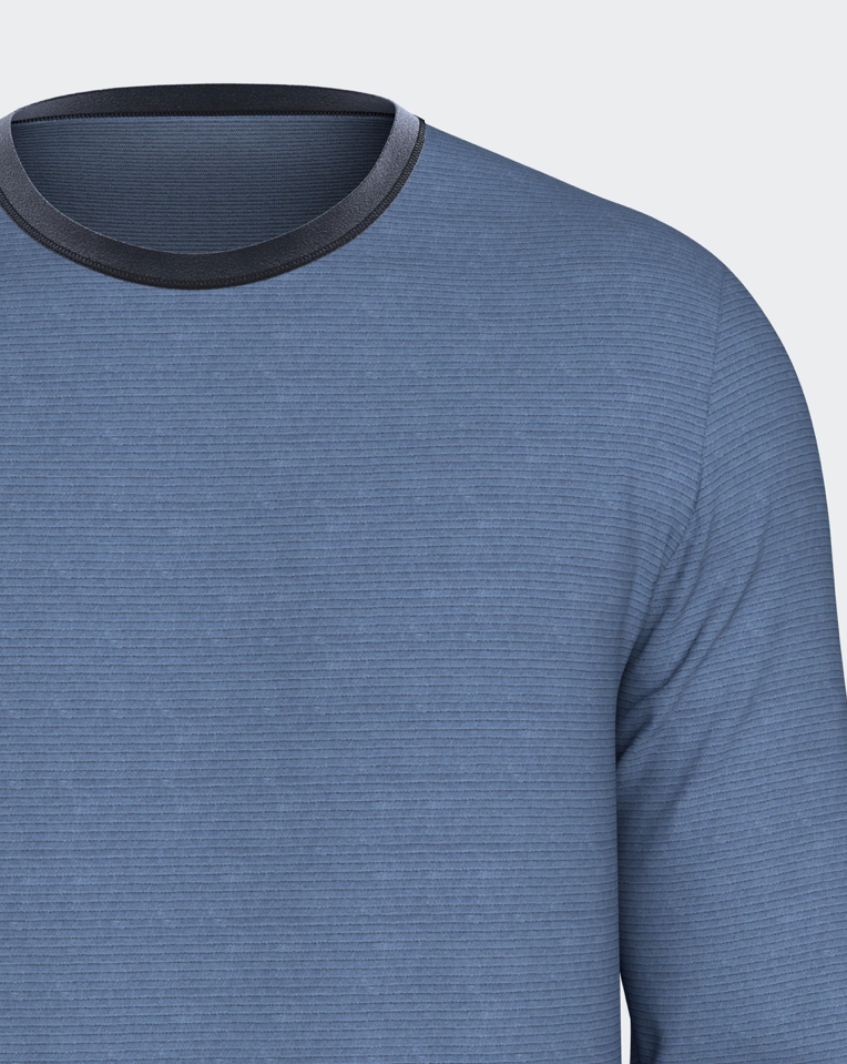 Pijama largo de hombre en terciopelo térmico de IMPETUS IM1551N7700