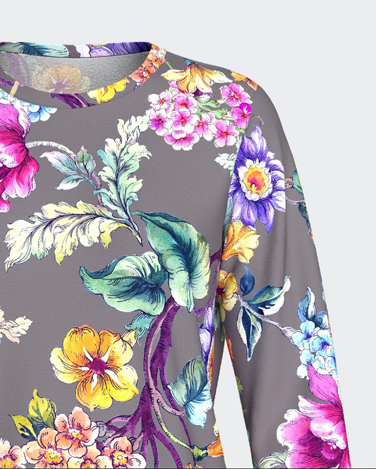 Pijama largo de mujer en algodón modal de IMPETUS IM8551N9200