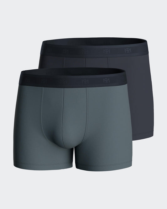 Pack de 2 boxer de punto para hombre de IMPETUS en Lyocell IM1221L78P2