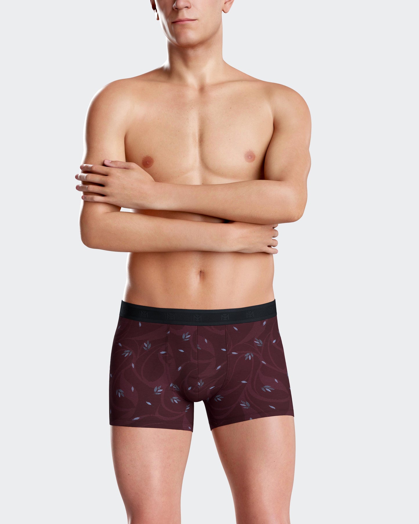 Boxer de punto para hombre de IMPETUS en algodón Lyocell IM1221N6300