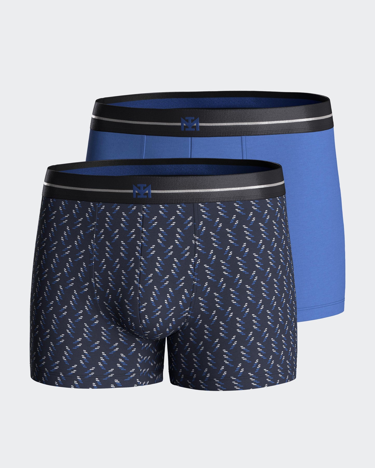 Pack de 2 boxer de punto para hombre de IMPETUS en algodón modal IM1221N64P2