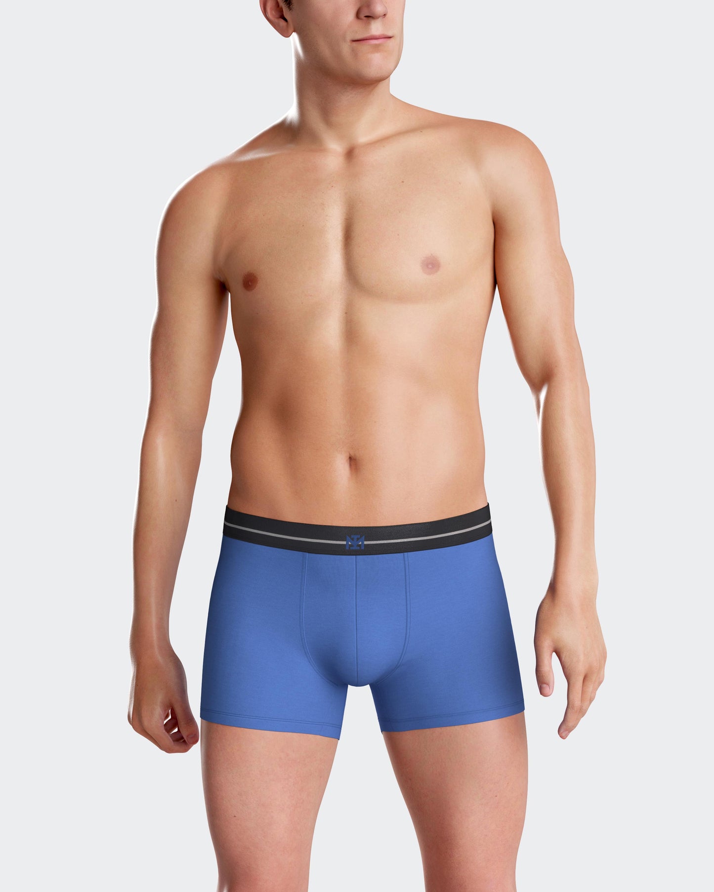 Pack de 2 boxer de punto para hombre de IMPETUS en algodón modal IM1221N64P2