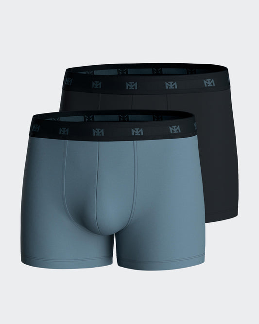 Pack de 2 boxer de punto para hombre de IMPETUS en Lyocell IM1221N65P2