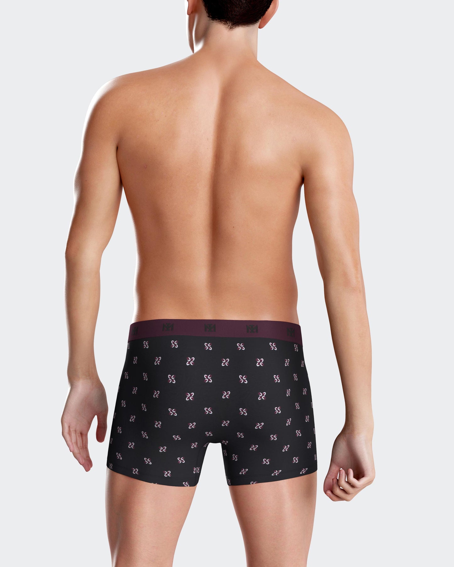 Boxer de punto para hombre de IMPETUS en algodón Lyocell IM1221N6800