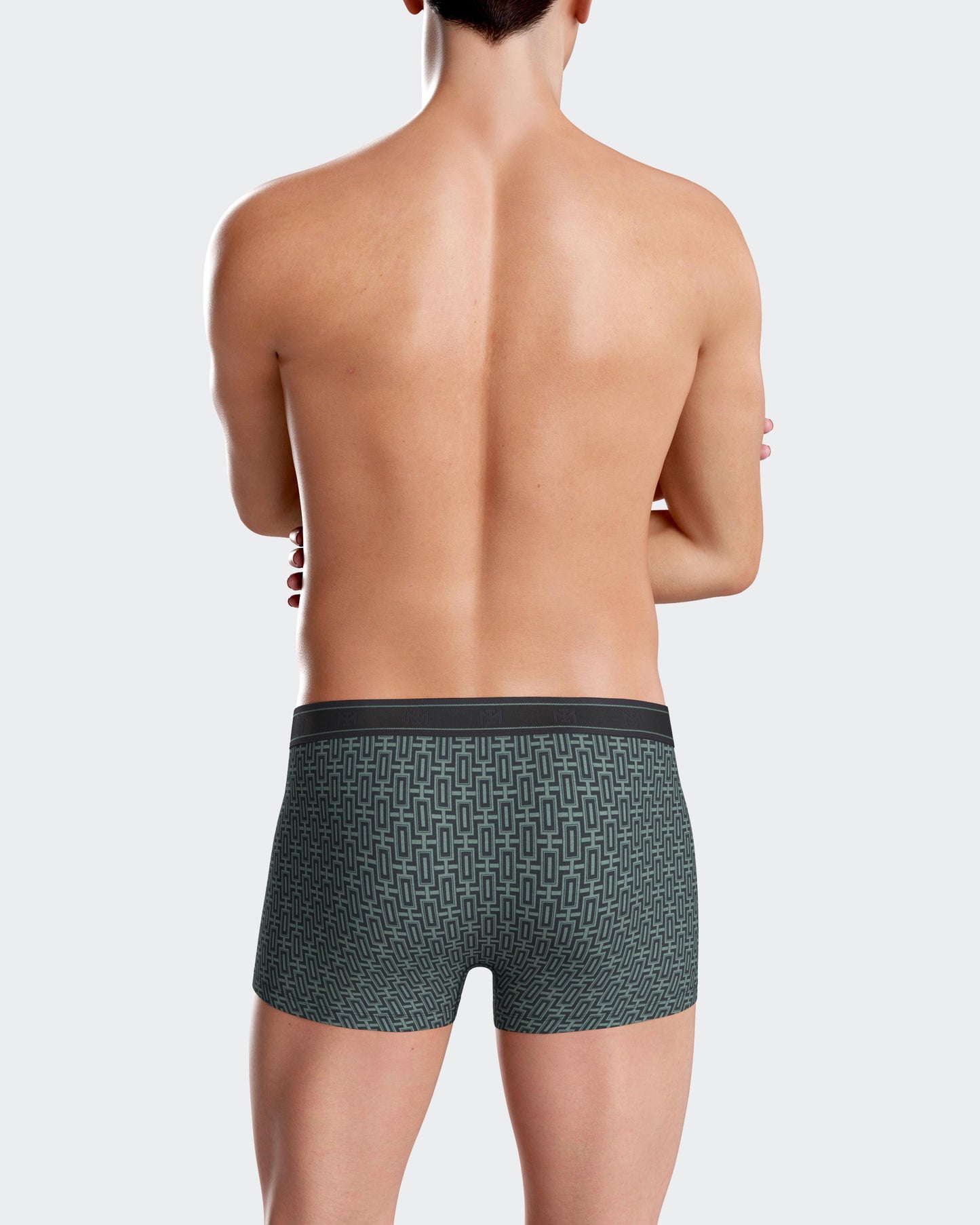 Pack de 2 boxer de punto para hombre de IMPETUS en algodón modal IM1221N72P2