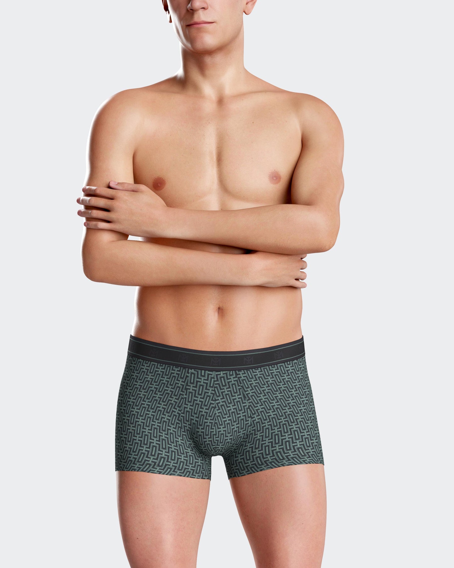 Pack de 2 boxer de punto para hombre de IMPETUS en algodón modal IM1221N72P2