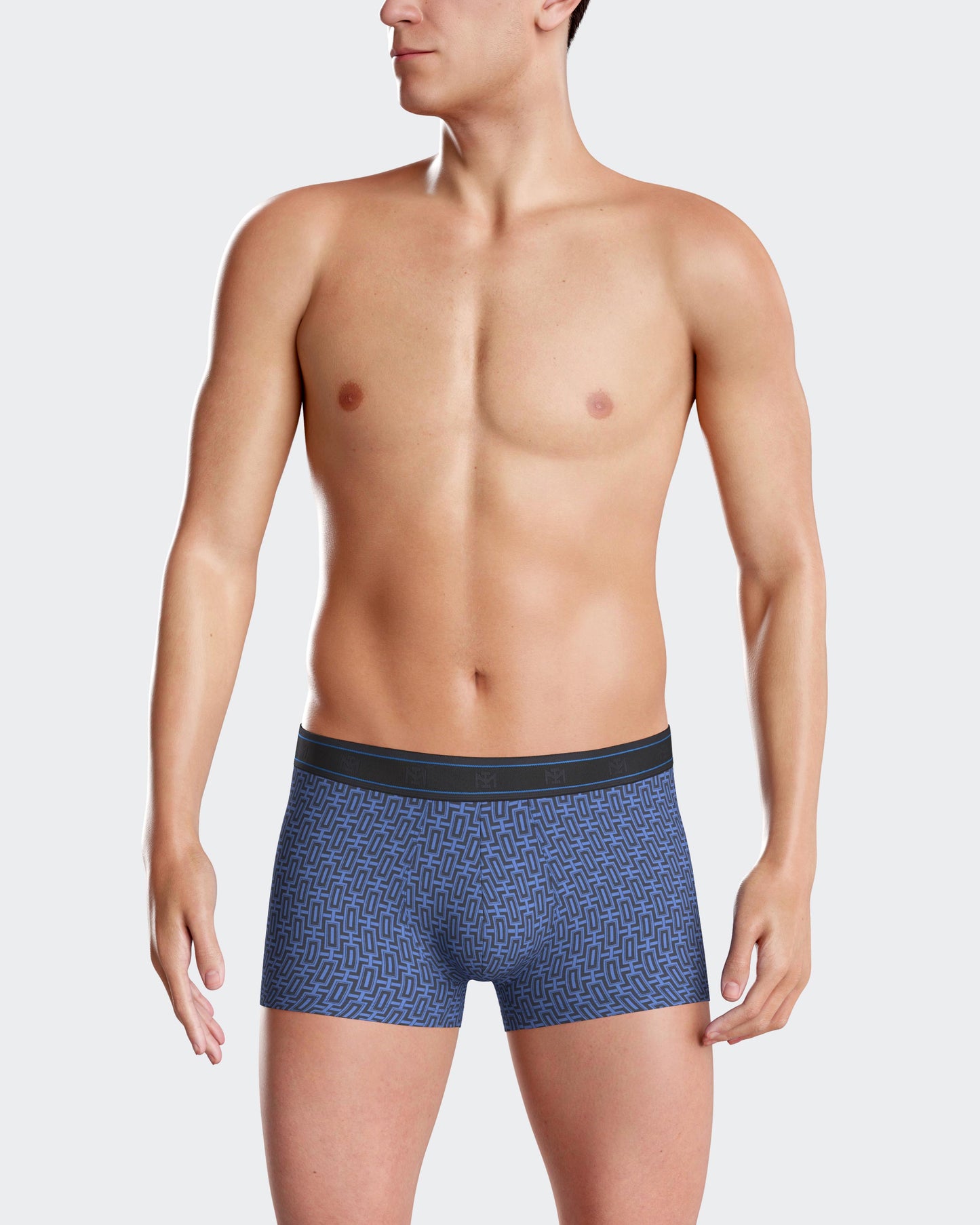 Pack de 2 boxer de punto para hombre de IMPETUS en algodón modal IM1221N72P2