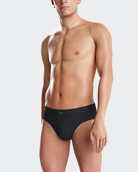 Pack de 2 slips de punto para hombre de IMPETUS en Algodón IM1123N73P2