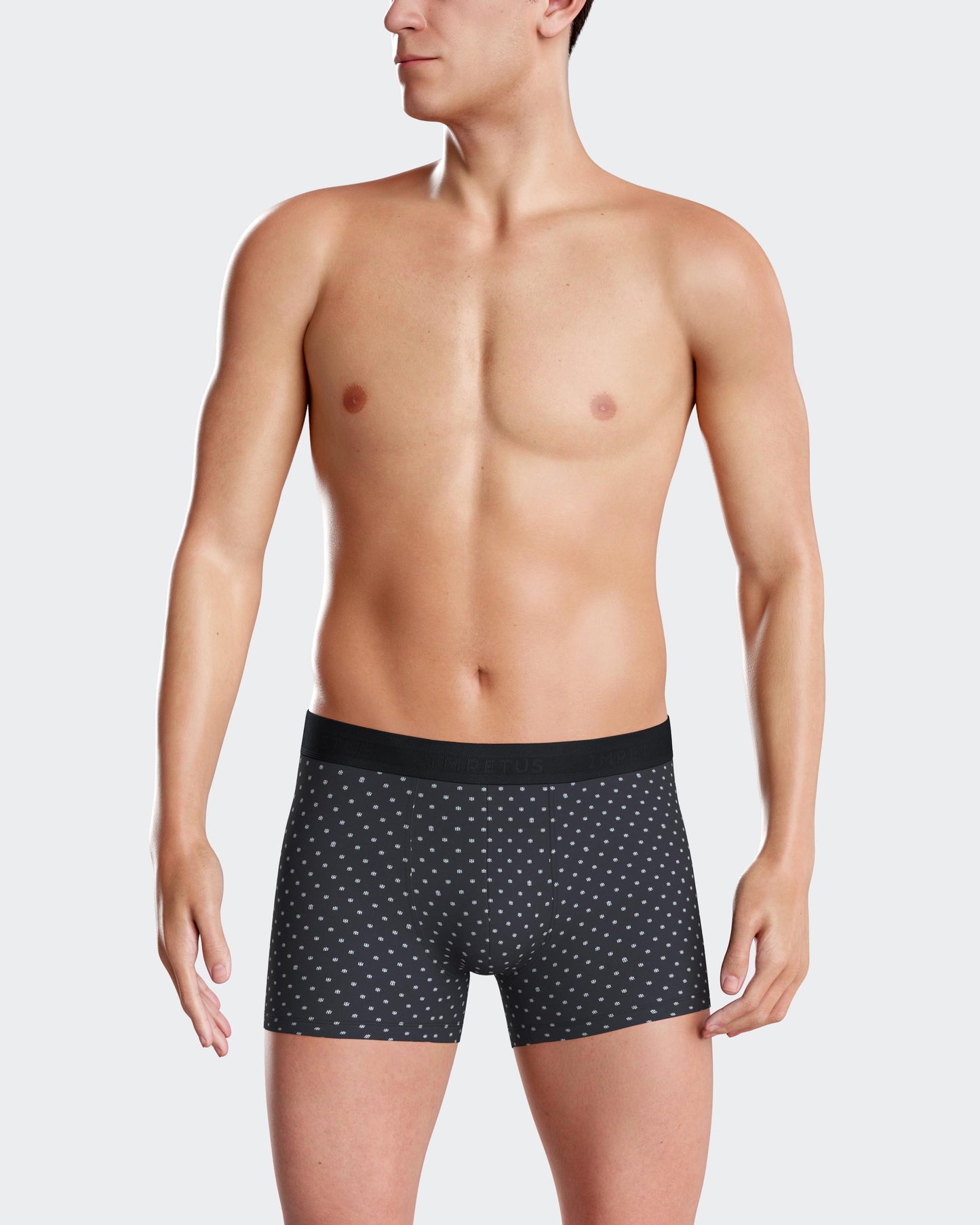 Pack de 2 boxer de punto para hombre de IMPETUS en algodón IM1223N73P2