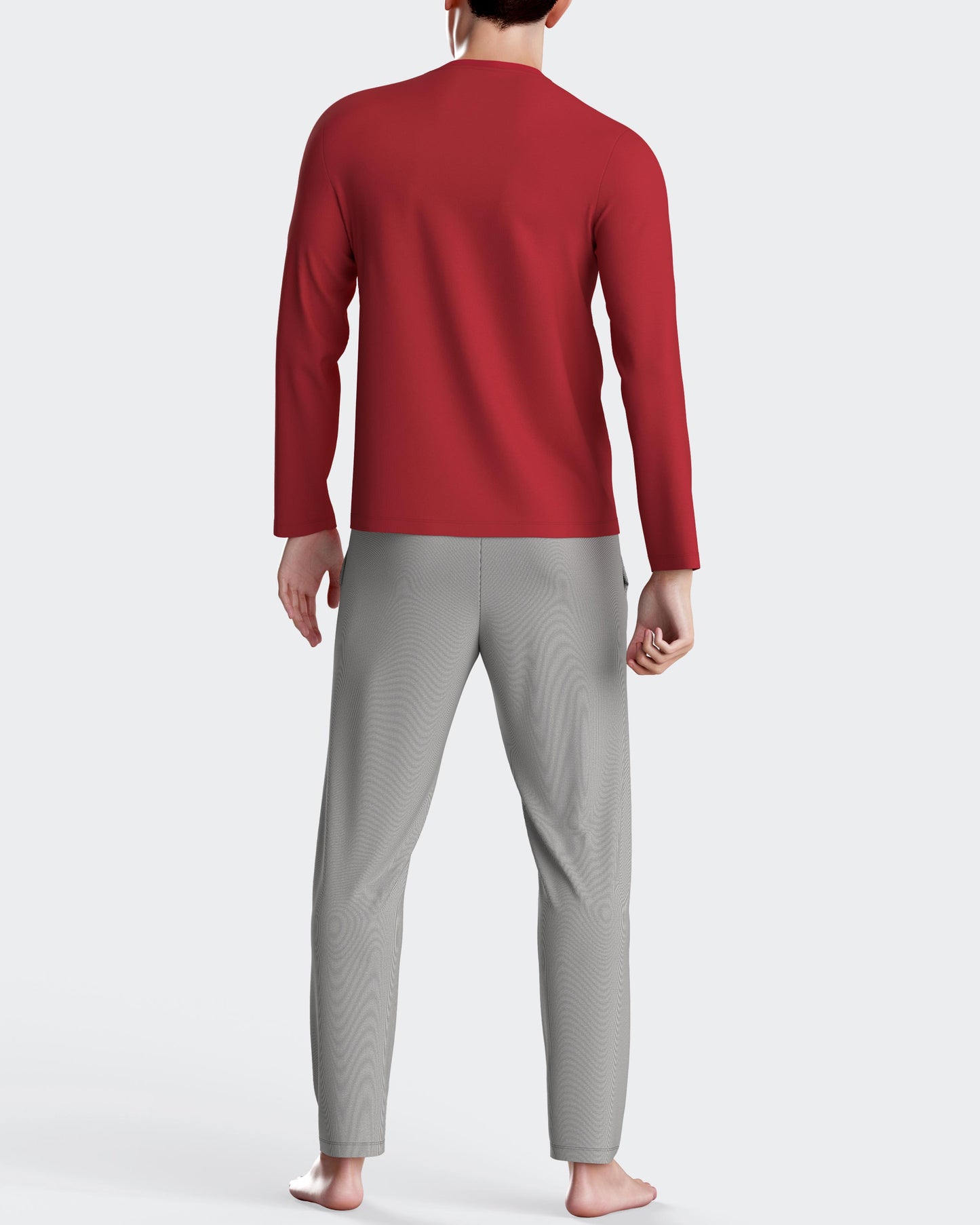 Pijama largo de hombre en algodón de IMPETUS IM1551N7500