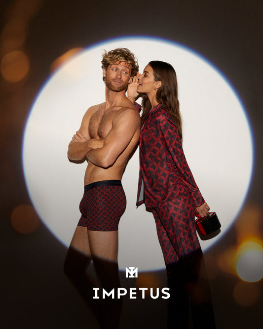 Pijama largo de mujer abierto en modal de IMPETUS IM8587N9900