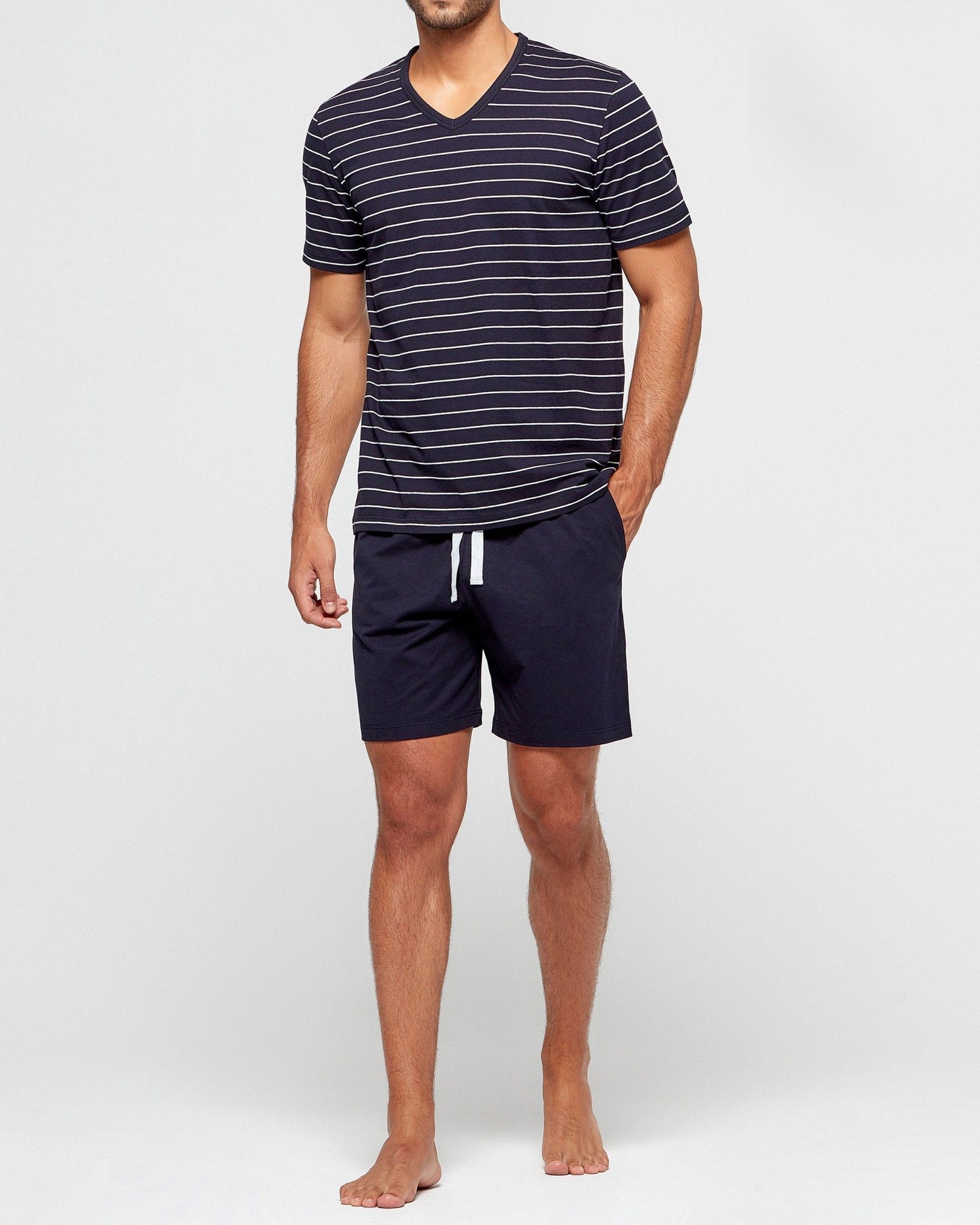 Pijama de hombre de pantalón corto