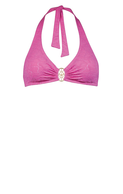 Sujetador de bikini atado al cuello con copas y sin aro tipo halter 7600_059_057 de Watercult