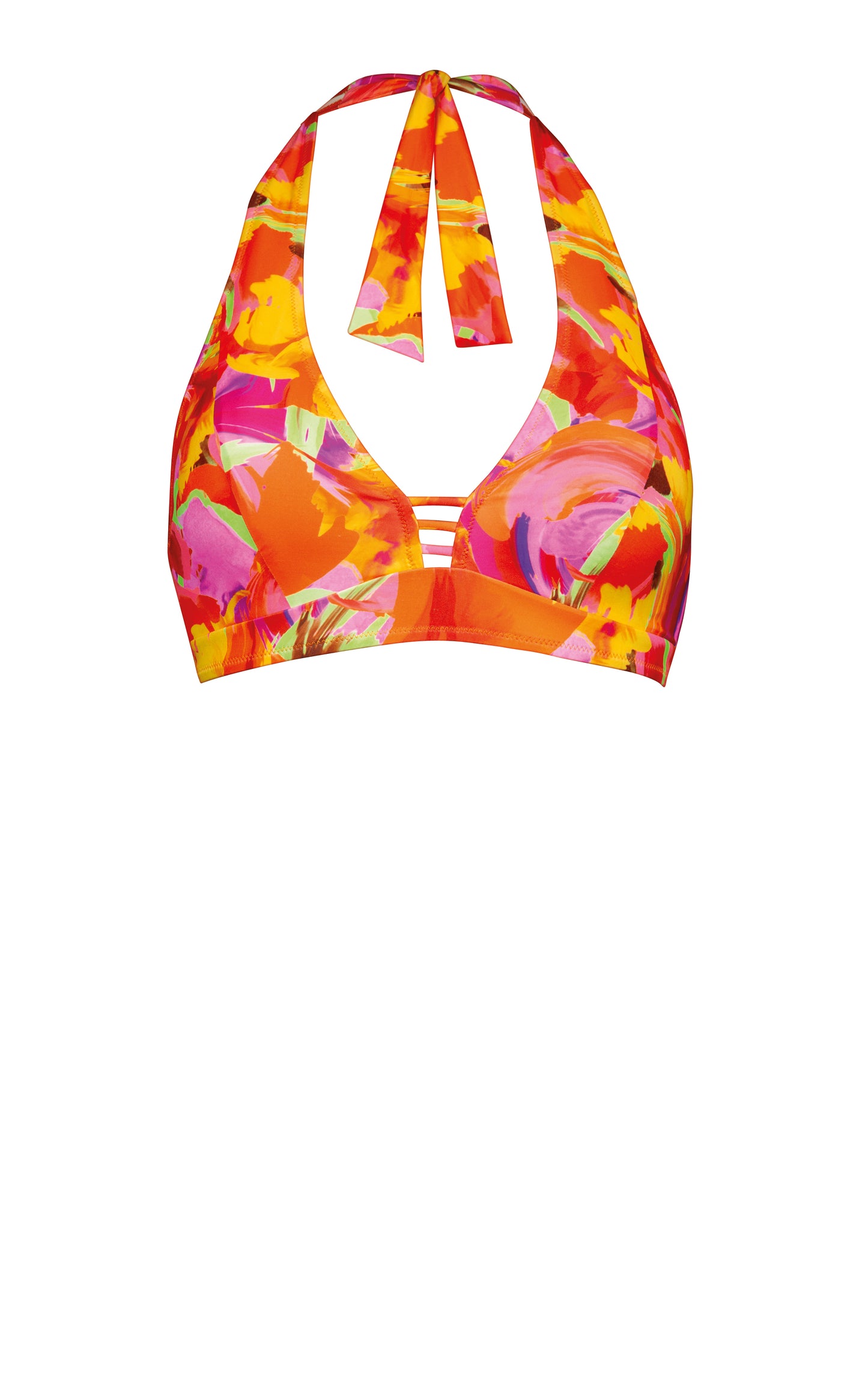 Sujetador de bikini halter con copa, sin aros 5890_683_695 de LIDEA