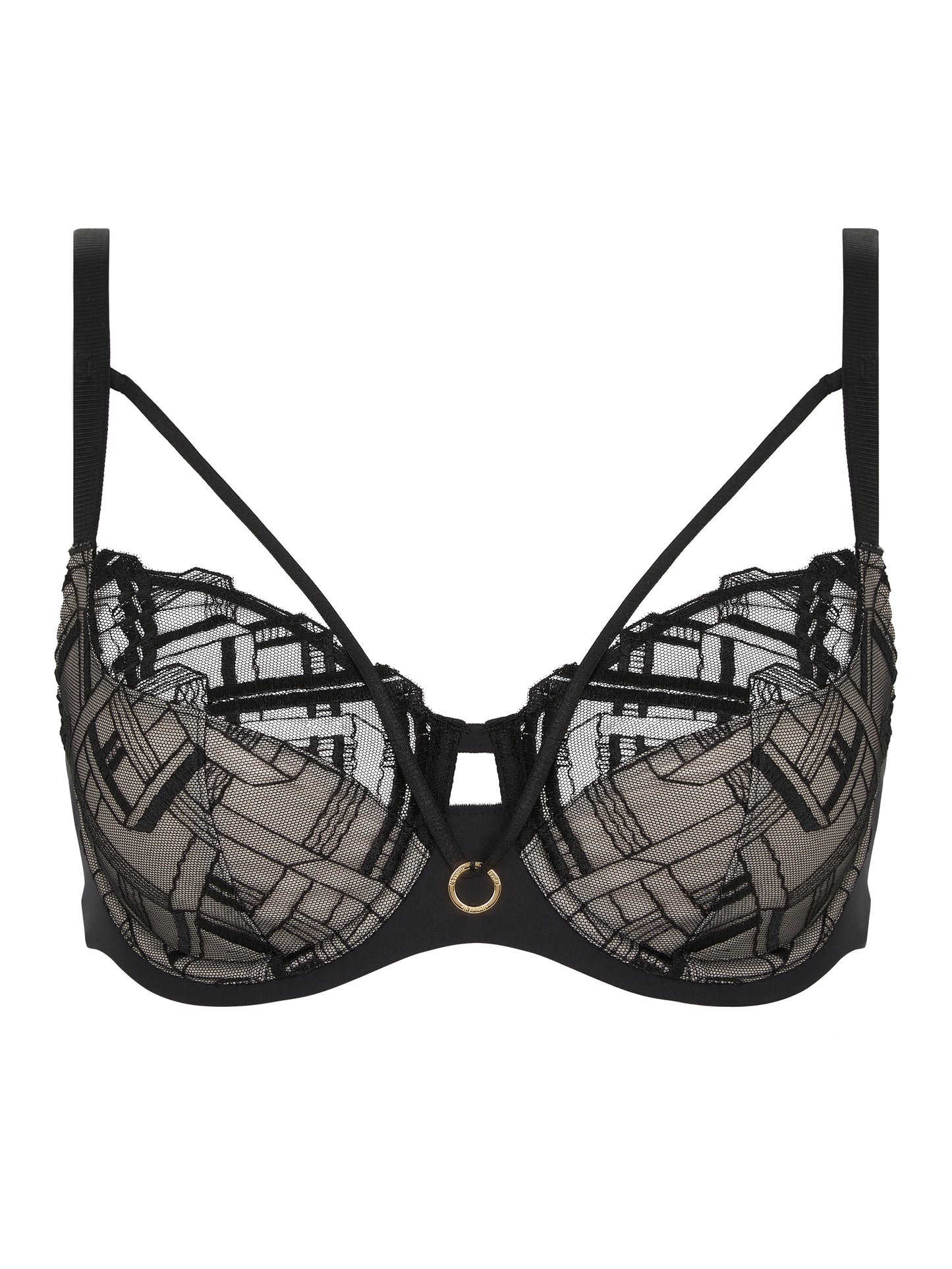 Sujetador con aros de cubrimiento alto Graphic Support de Chantelle C21S10