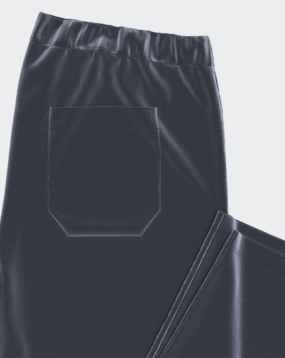 Pijama largo de hombre en terciopelo térmico de IMPETUS IM1551N7700
