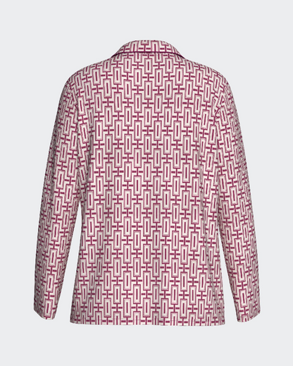 Pijama largo de mujer abierto en modal de IMPETUS IM8587N9500