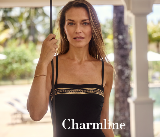 Bañador escote bañera con copas y sin tirantes 1281_757_709 de Charmline