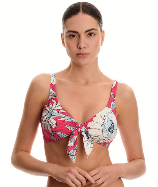 Sujetador de bikini triangular con copa y sin aro 2514T30 Lily de Basmar