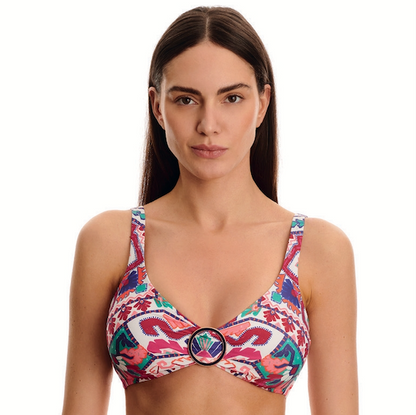 Sujetador de bikini triangular con copa y sin aro 2520T30 Rosalía de Basmar