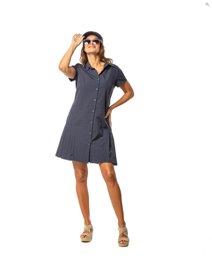 Vestido camisero de manga corta 251202 de Señoretta