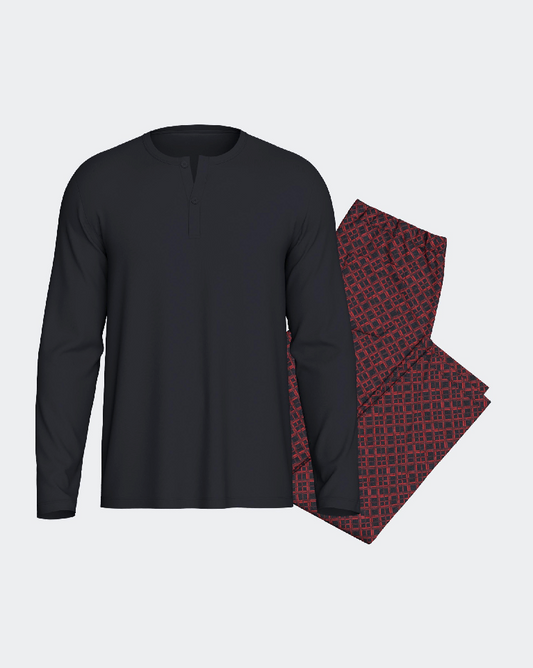 Pijama largo de hombre en modal de IMPETUS IM1553N8000