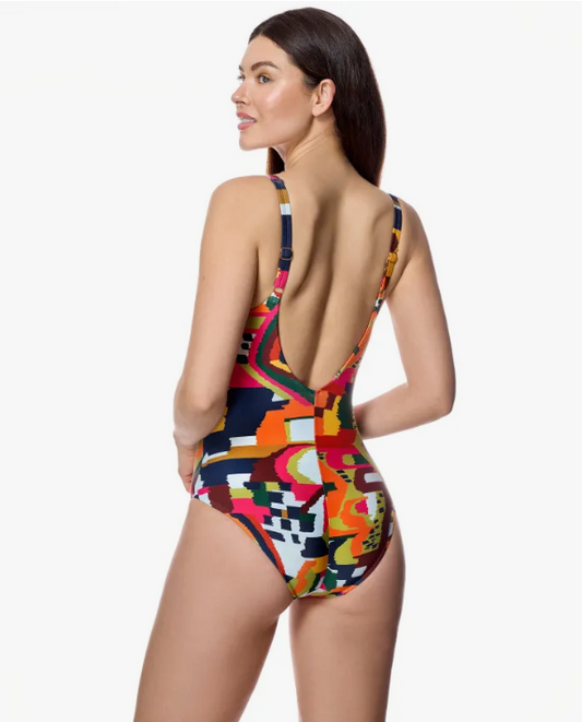 Bañador sin caro y con copa, con escote redondo W260181C de Ory