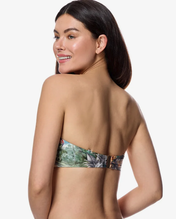 Sujetador de bikini con aro y sin copas tipo bandeau (sin tirantes) W261004D de Ory