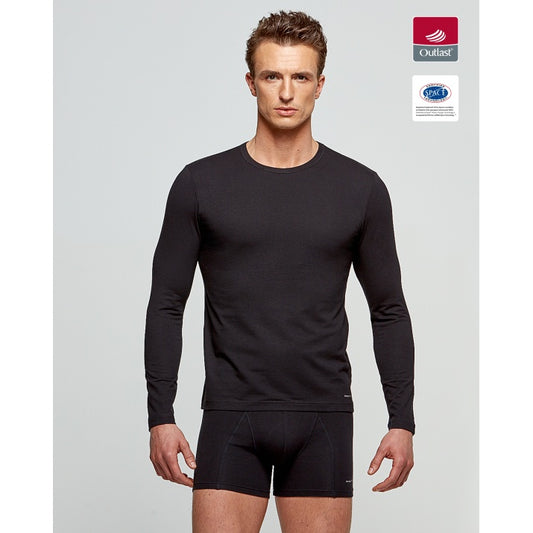 Camiseta de hombre termorreguladora de cuello redondo y manga larga INNOVATION de Impetus 1368898