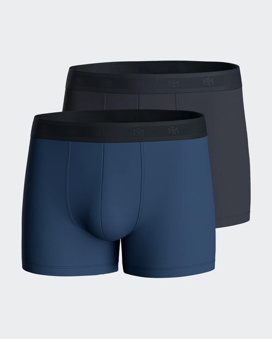 Pack de 2 boxer de punto para hombre de IMPETUS en Lyocell IM1221L78P2