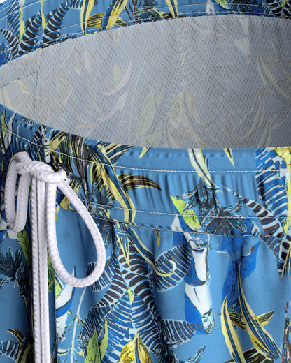 Bañador short con estampado tropical de hojas de Impetus IM1943N2000