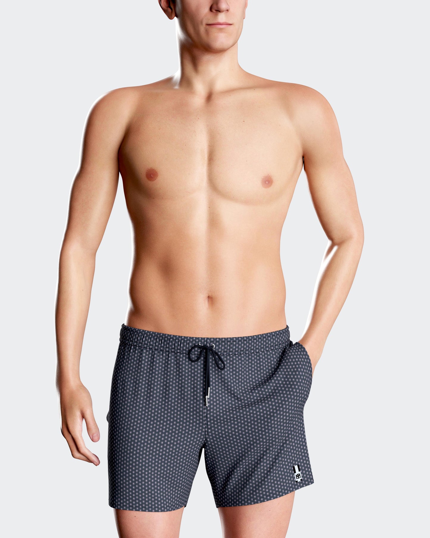Bañador short con estampado de selva verde de Impetus IM1943N2800