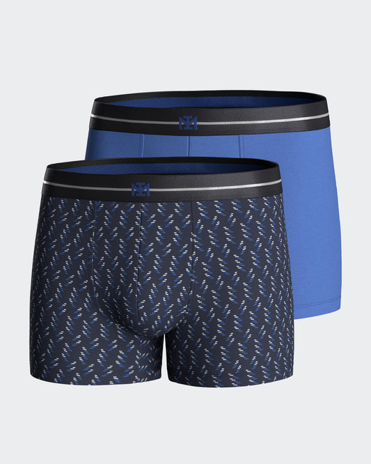 Pack de 2 boxer de punto para hombre de IMPETUS en algodón modal IM1221N64P2