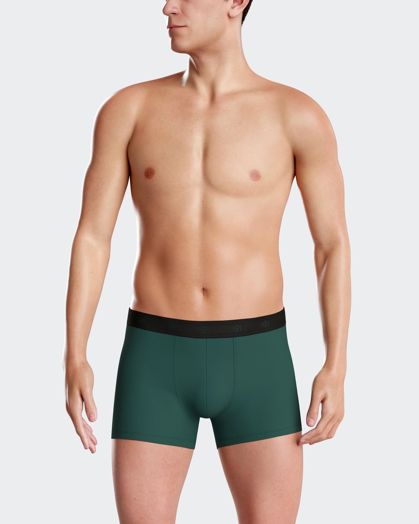 Pack de 2 boxer de punto para hombre de IMPETUS en Lyocell IM1221N65P2
