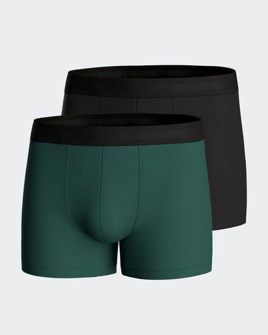 Pack de 2 boxer de punto para hombre de IMPETUS en Lyocell IM1221N65P2