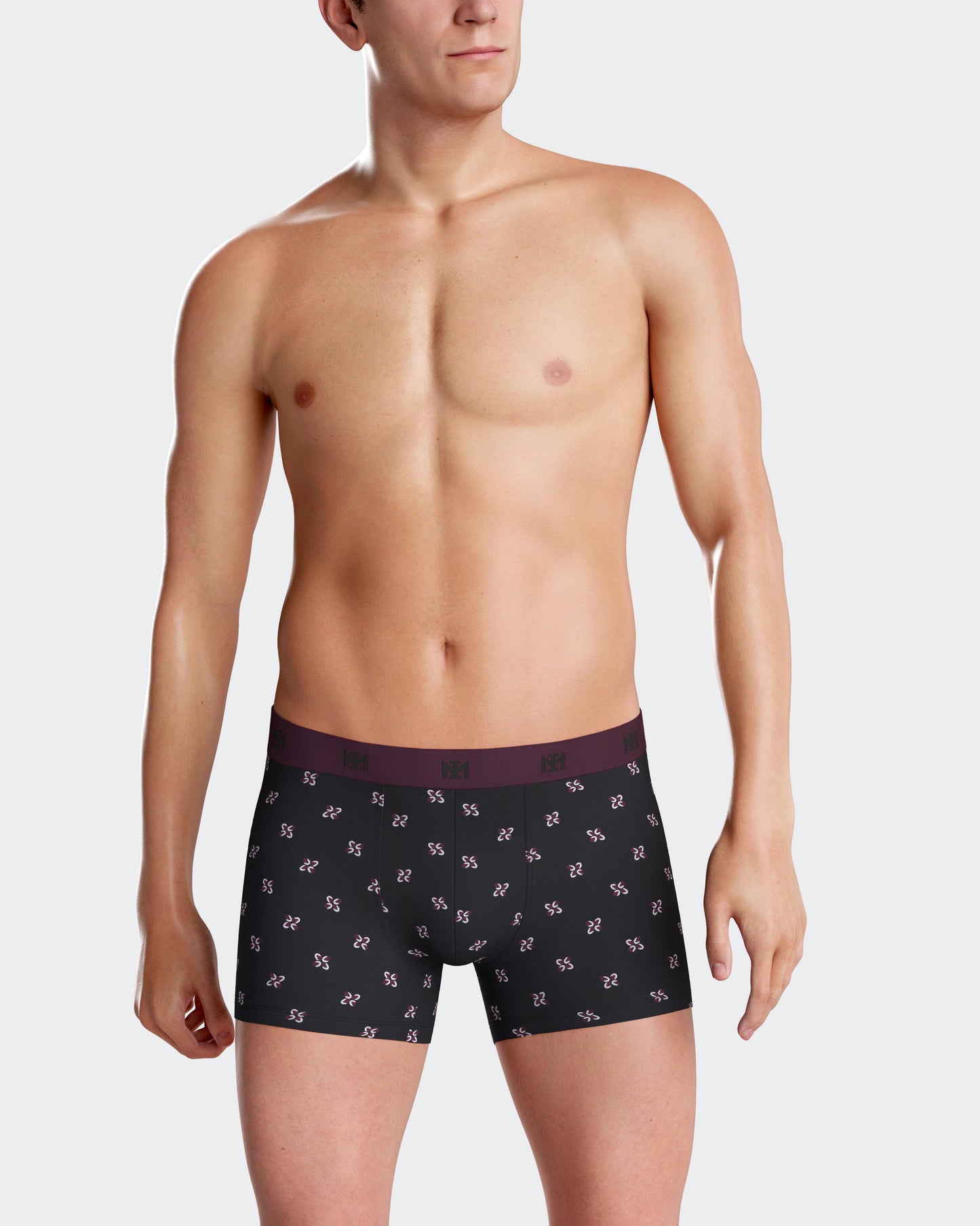 Boxer de punto para hombre de IMPETUS en algodón Lyocell IM1221N6800