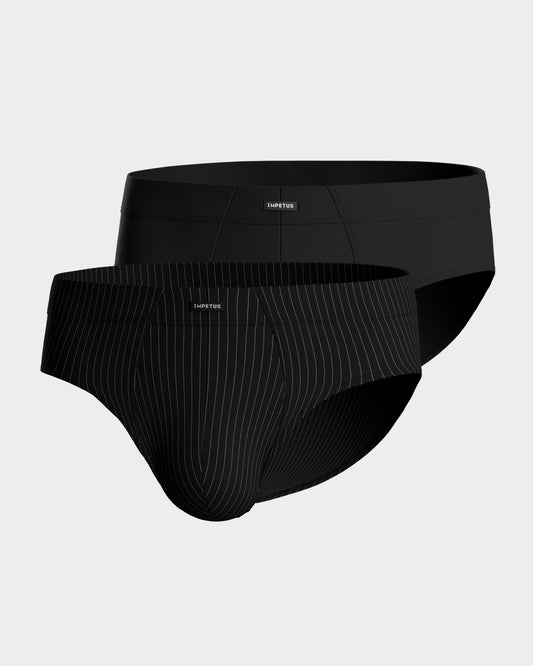 Pack de 2 slips de punto para hombre de IMPETUS en Lyocell IM1122N70P2