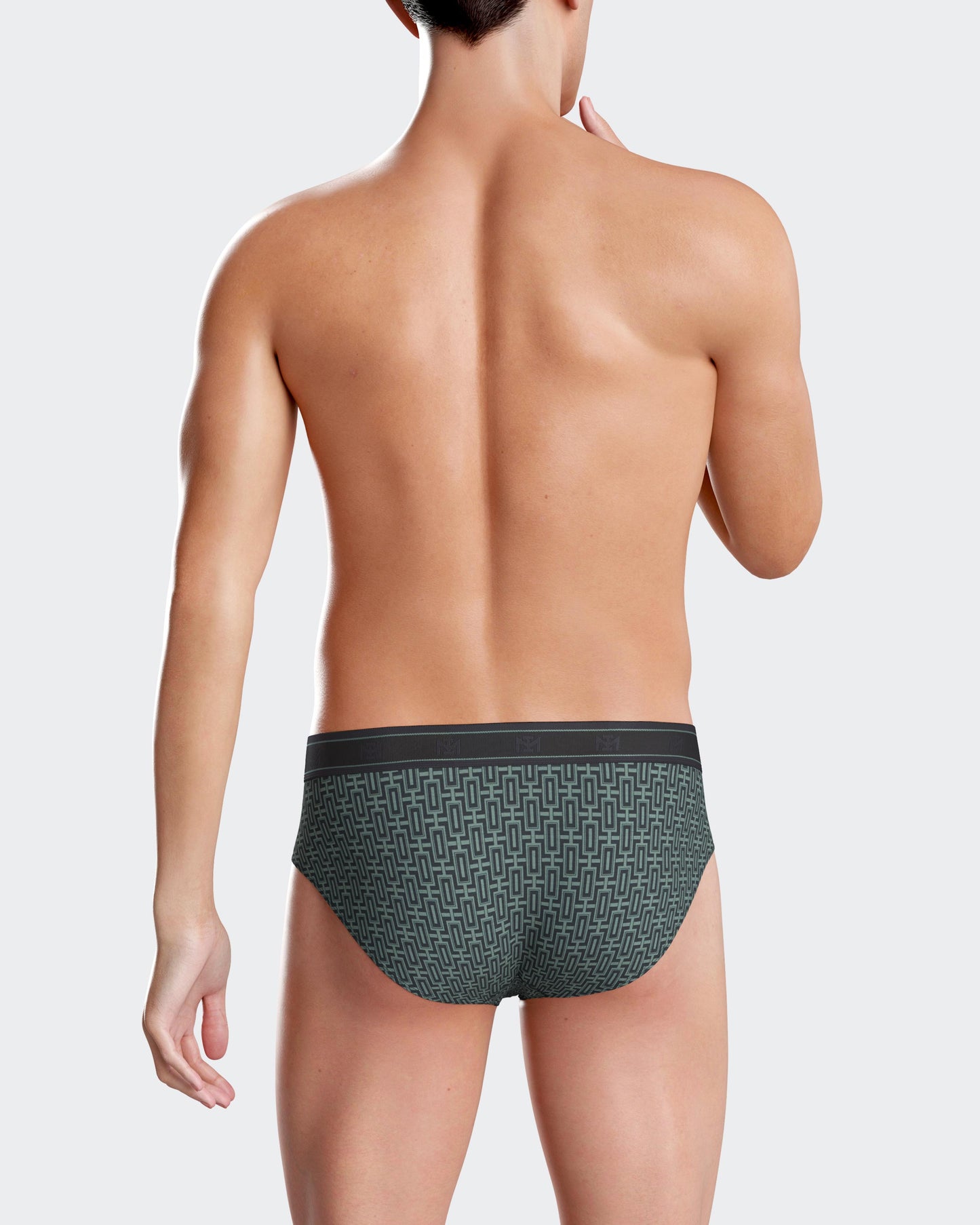 Pack de 2 slips de punto para hombre de IMPETUS en Algodón Modal IM1121N72P2