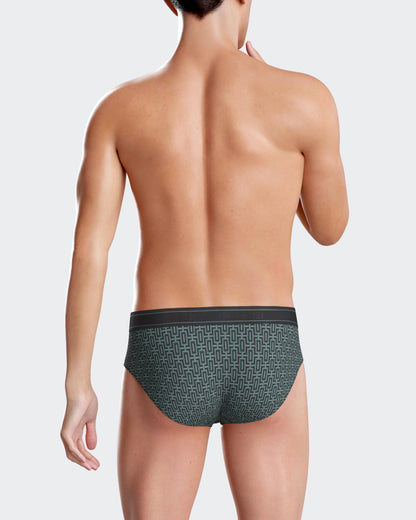 Pack de 2 slips de punto para hombre de IMPETUS en Algodón Modal IM1121N72P2