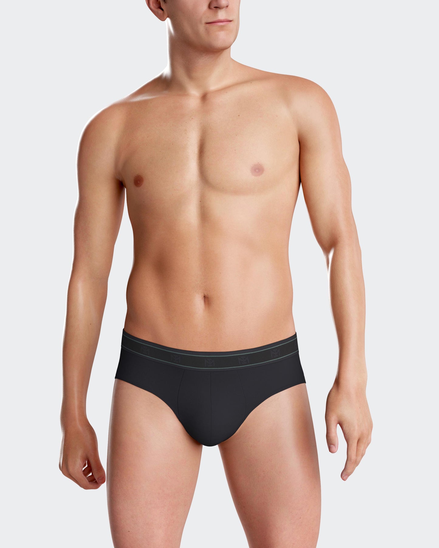 Pack de 2 slips de punto para hombre de IMPETUS en Algodón Modal IM1121N72P2