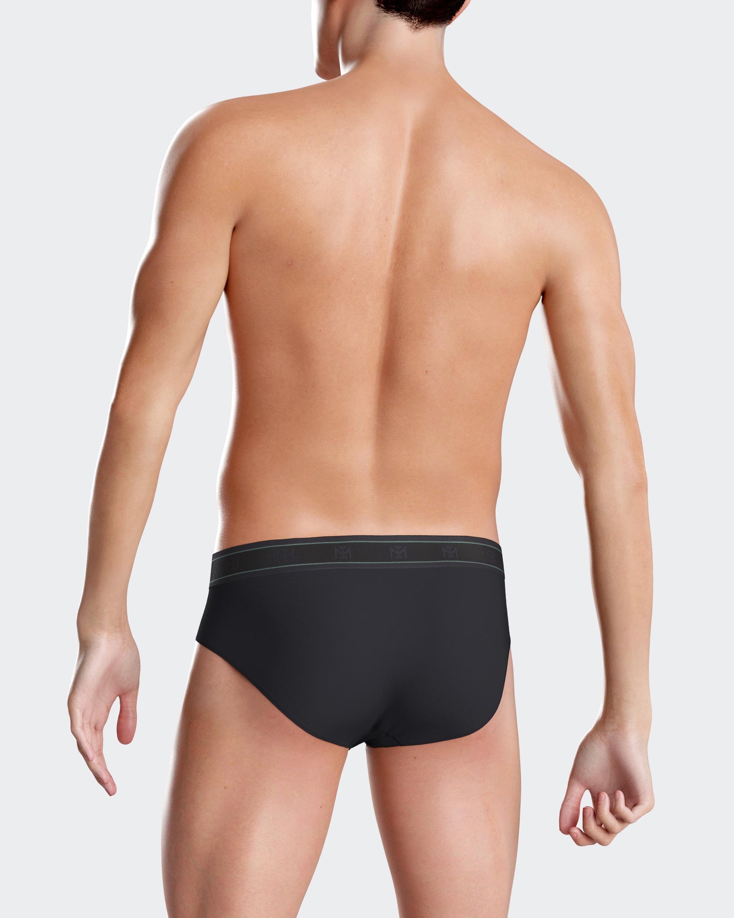 Pack de 2 slips de punto para hombre de IMPETUS en Algodón Modal IM1121N72P2