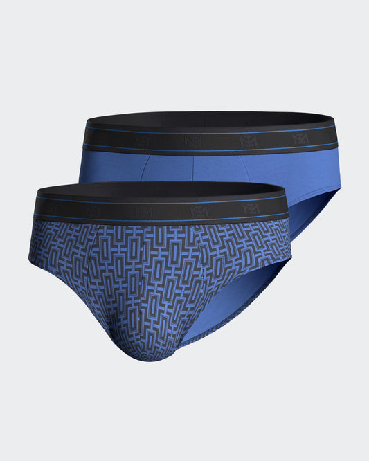 Pack de 2 slips de punto para hombre de IMPETUS en Algodón Modal IM1121N72P2