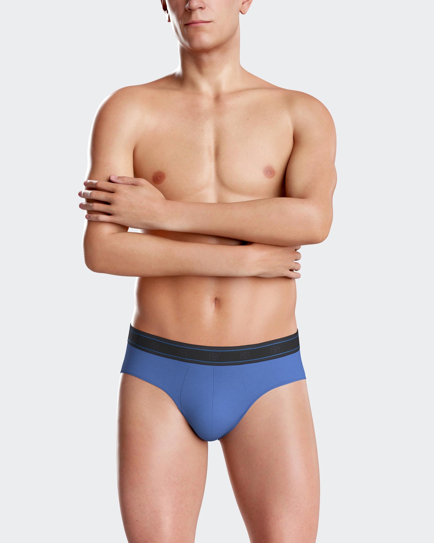 Pack de 2 slips de punto para hombre de IMPETUS en Algodón Modal IM1121N72P2