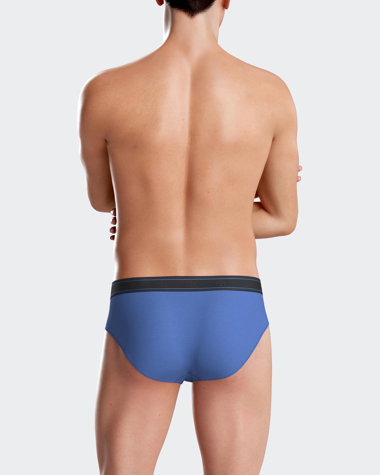 Pack de 2 slips de punto para hombre de IMPETUS en Algodón Modal IM1121N72P2