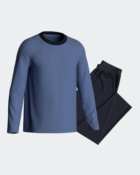 Pijama largo de hombre en algodón de IMPETUS IM1551N8100