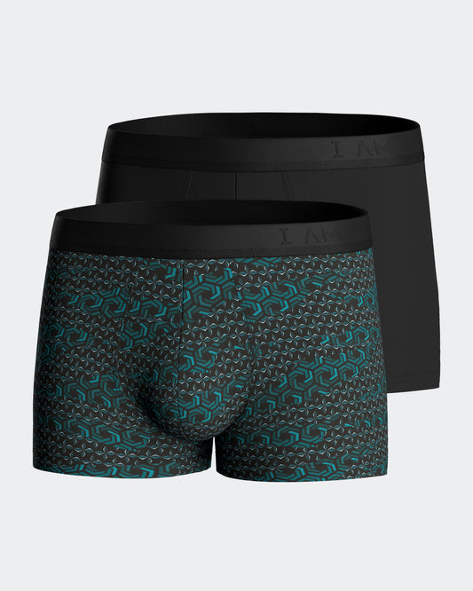 Pack de 2 boxer de punto para hombre de I AM by IMPETUS en Lyocell II1221N87P2